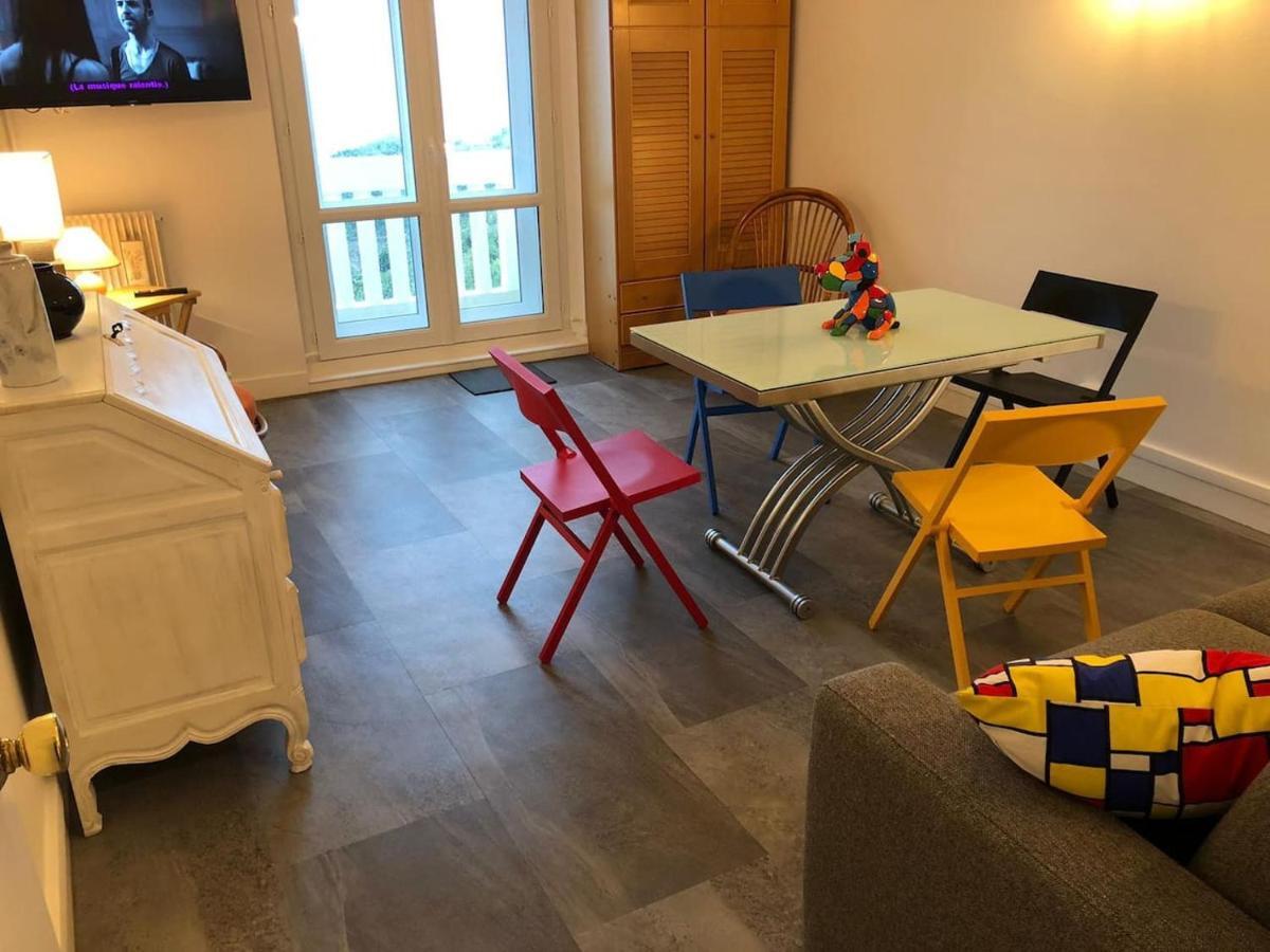 Studio 3* Vue Mer Parking Régina et Golf Biarritz Eksteriør billede